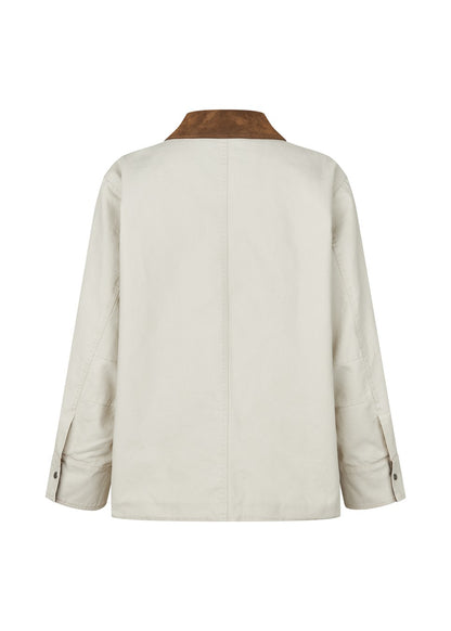 Modstrom Ursula md Jacket in Moonbeam flat lay back shot