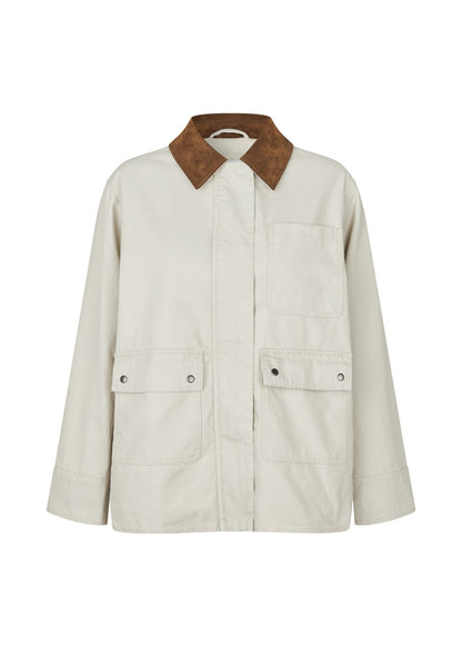 Modstrom Ursula md Jacket in Moonbeam flat lay front