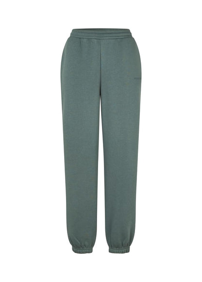 Modstrom Tia MD Trackpants – Balsam Green flat lay front shot 