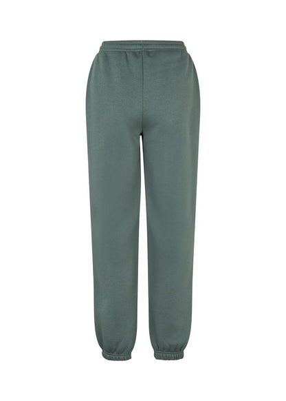 Modstrom Tia MD Trackpants – Balsam Green flat lay back shot