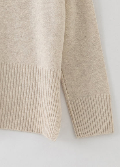 Aleger v-neck sweater shell cuff
