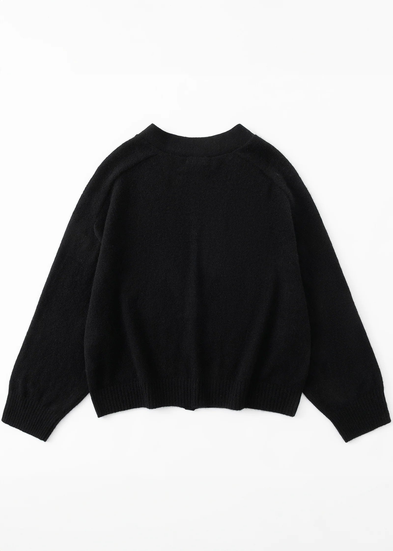 Aleger featherweight cardi in black back shot