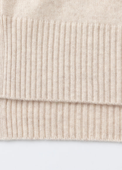 aleger cashmere blend oversized cardi in shell hem detail 