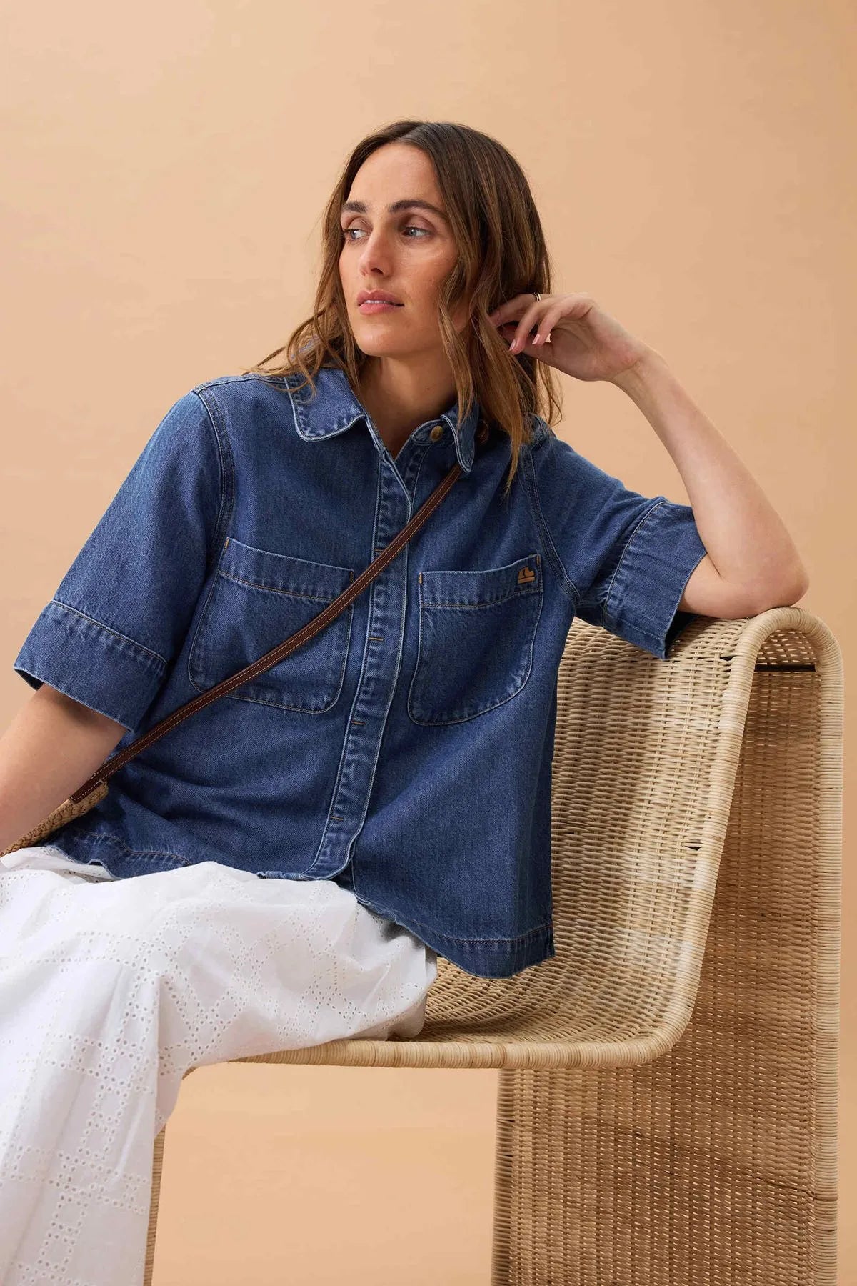 Ceres Life Noa Shirt fresh indigo 2