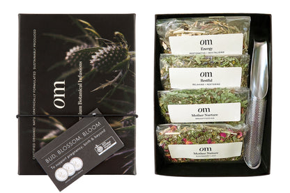 Organic merchant Bud Blossom and Bloom tea gift set