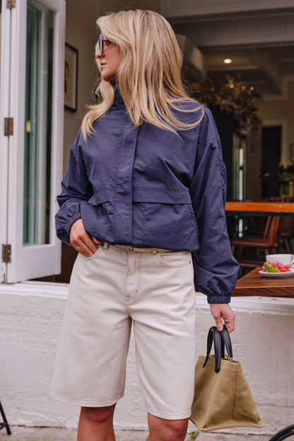 Ceres Life Olive Belted Shorts in Fresh Sand 4