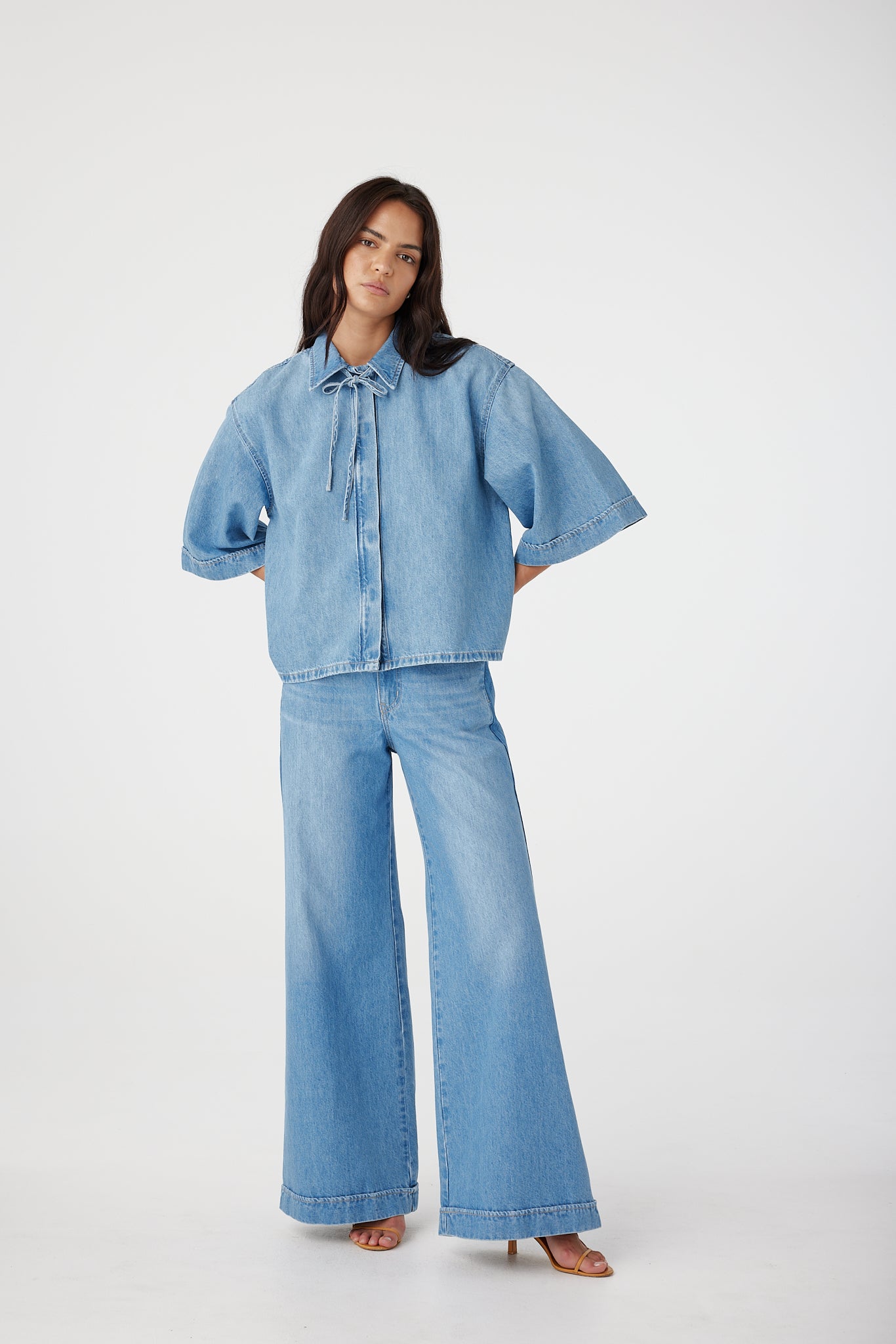 Outland Denim Soma Shirt in Blue Jay –2