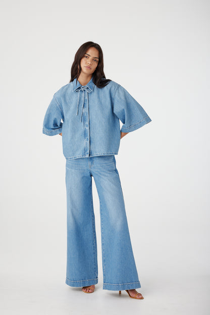 Outland Denim Soma Shirt in Blue Jay –2