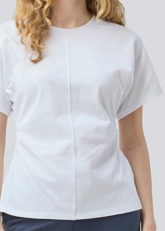 Pataya MD T-Shirt – White & Ombre Blue