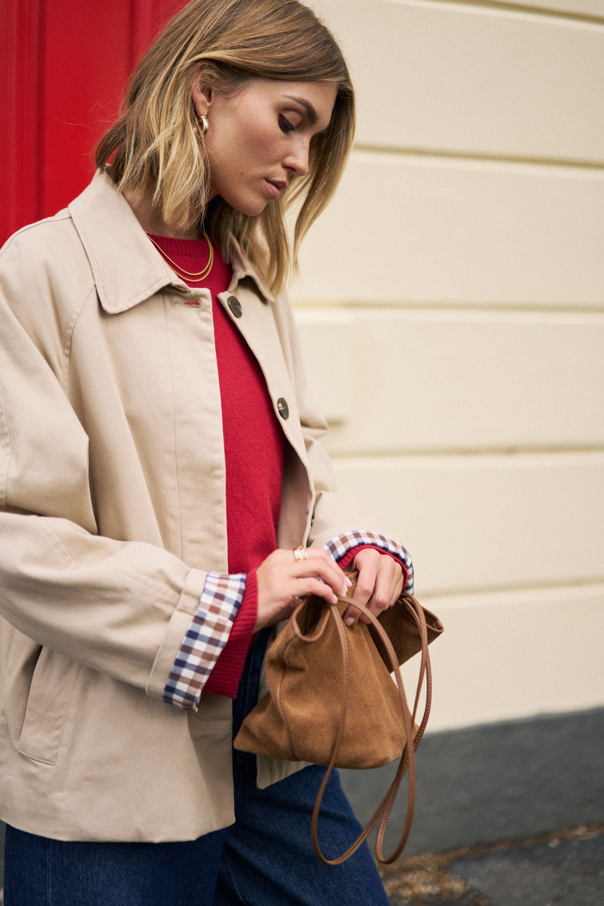 Ceres Life Pia Coat in Sand 2