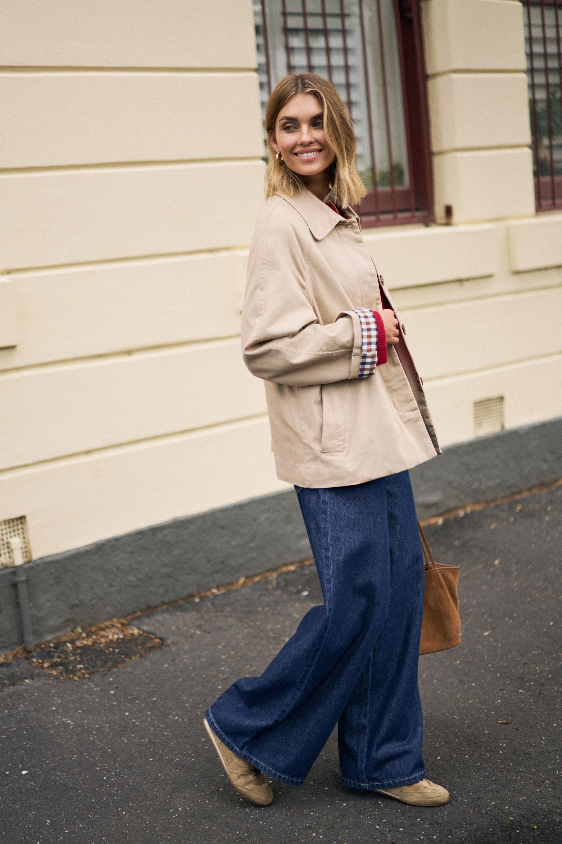 Ceres Life Pia Coat in Sand 3