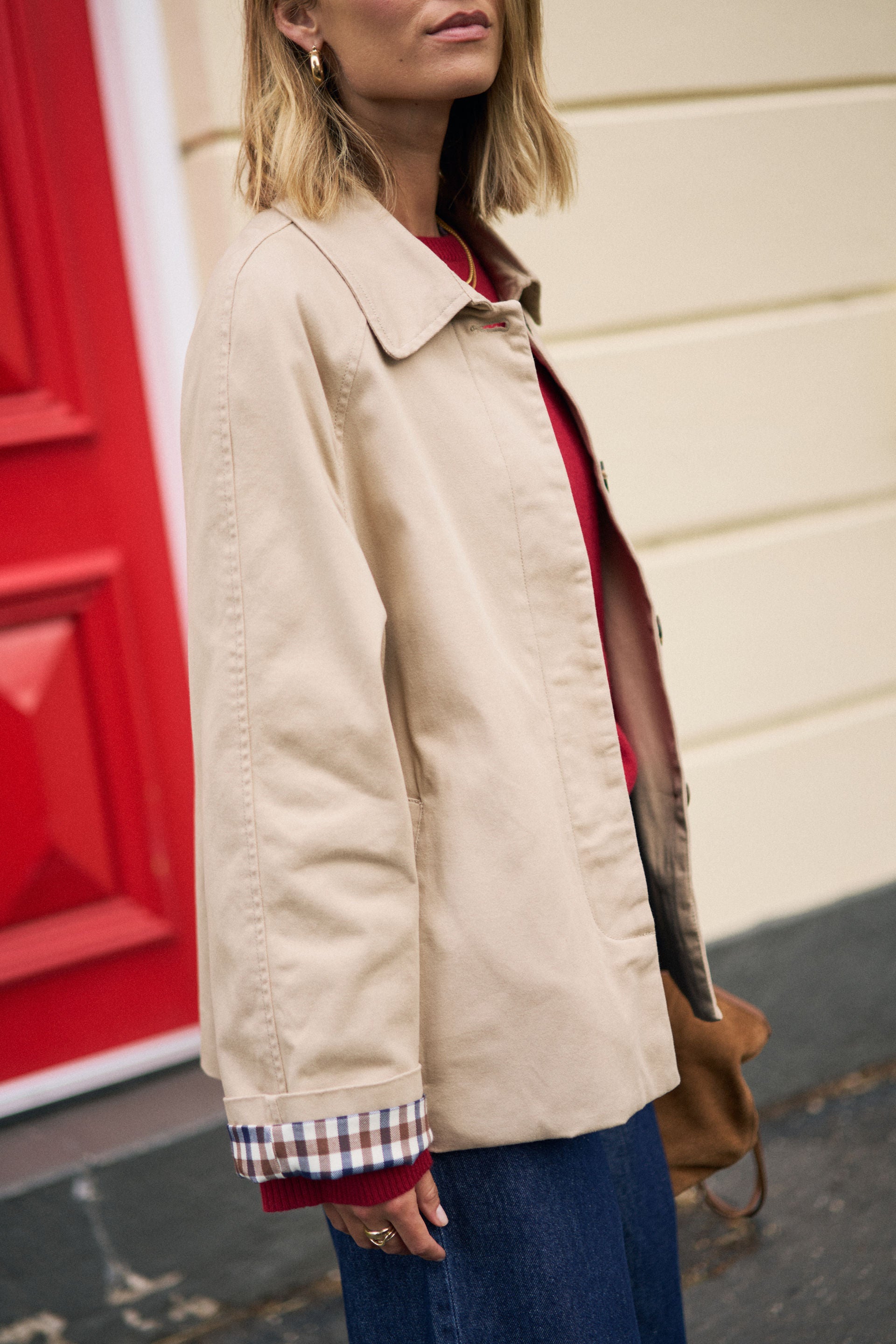 Ceres Life Pia Coat in Sand 4
