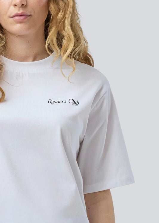 Modstrom Pipe md t-shirt Readers Club white close up