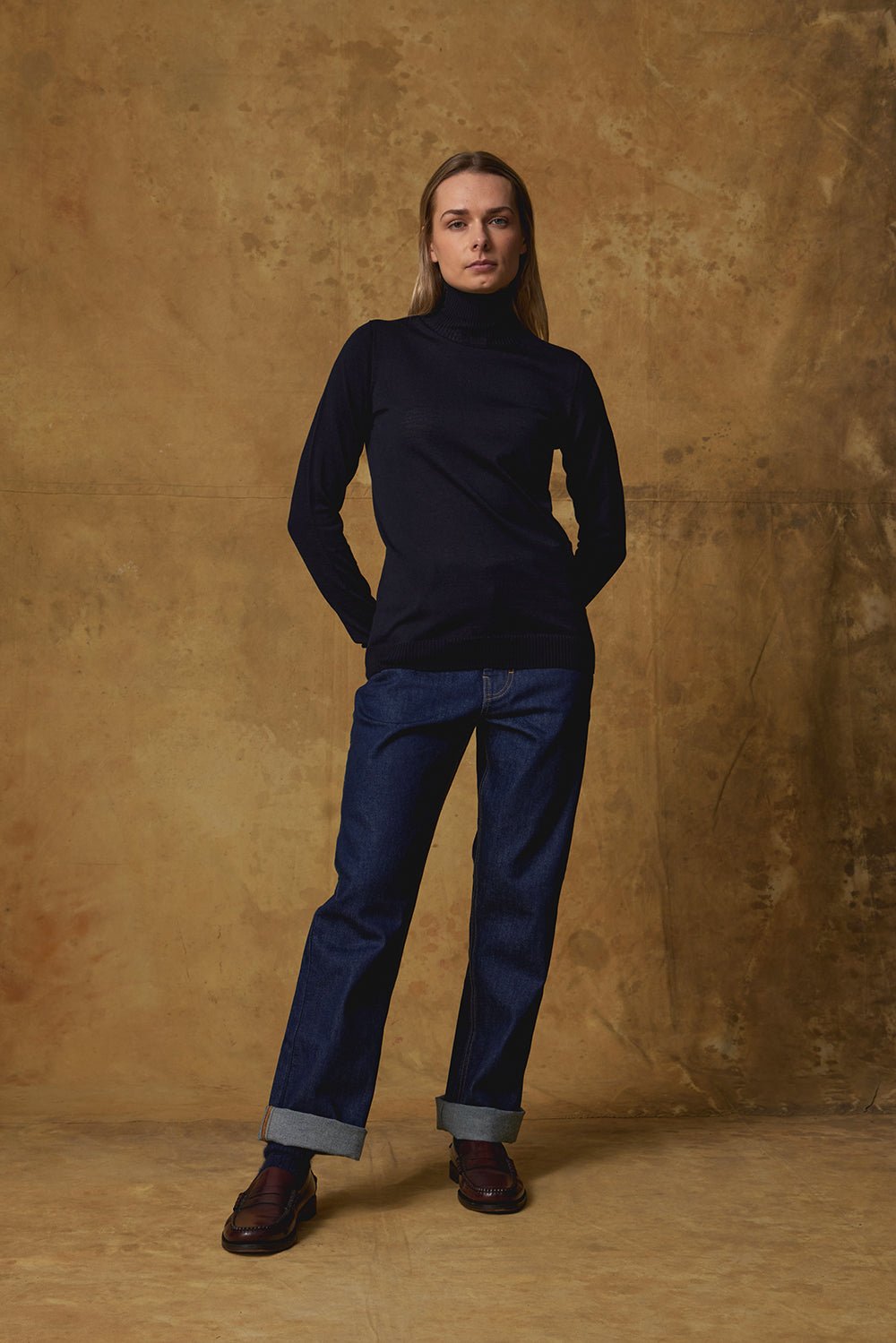 Standard Issue merino skivvy navy 2