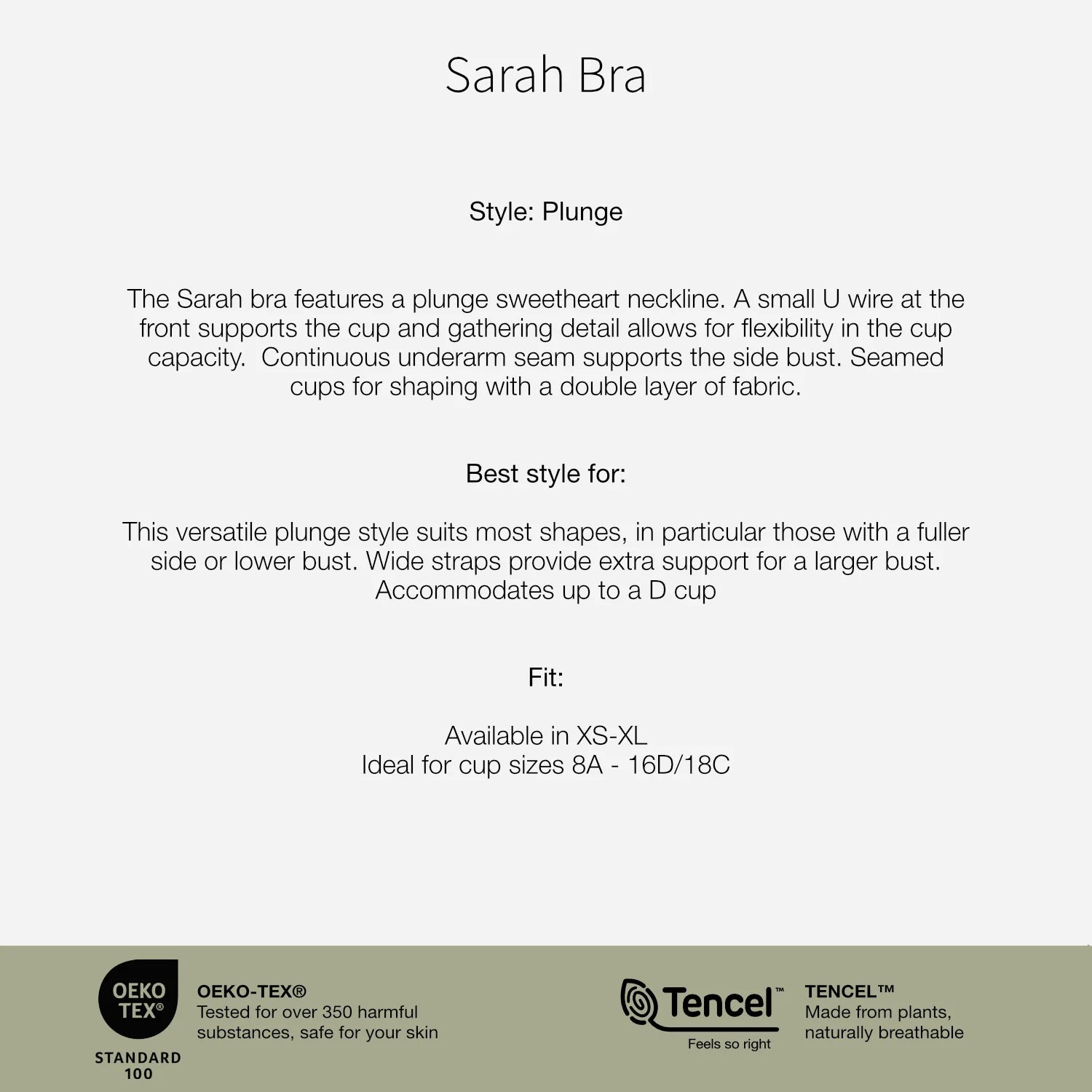 Videris Sarah bra details