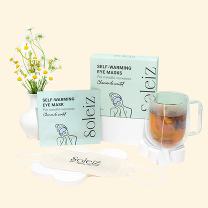 Soleiz self warming eye mask – chamomile image 1