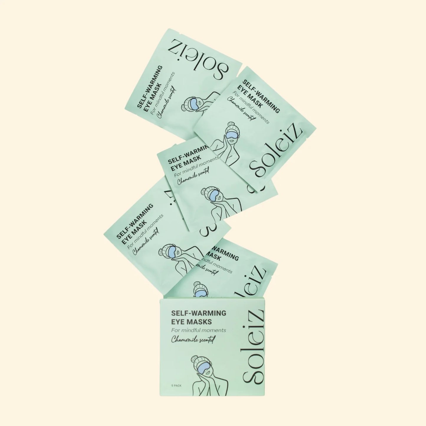 Soleiz self warming eye mask – chamomile image 2