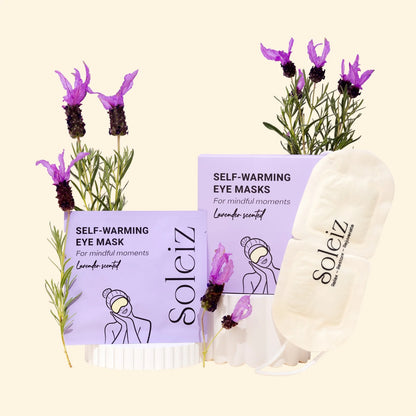 Soleiz self-warming eye mask – lavender image 3
