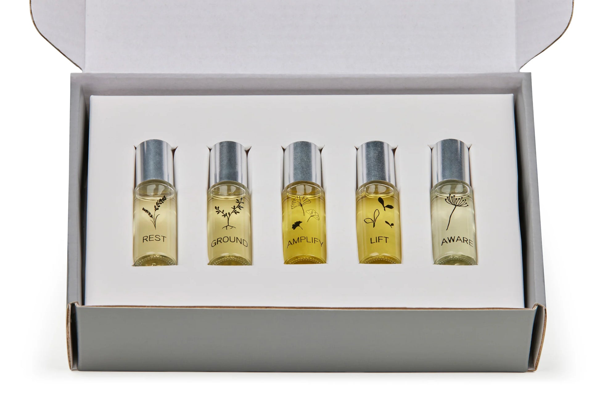 Serene perfume oil discovery box