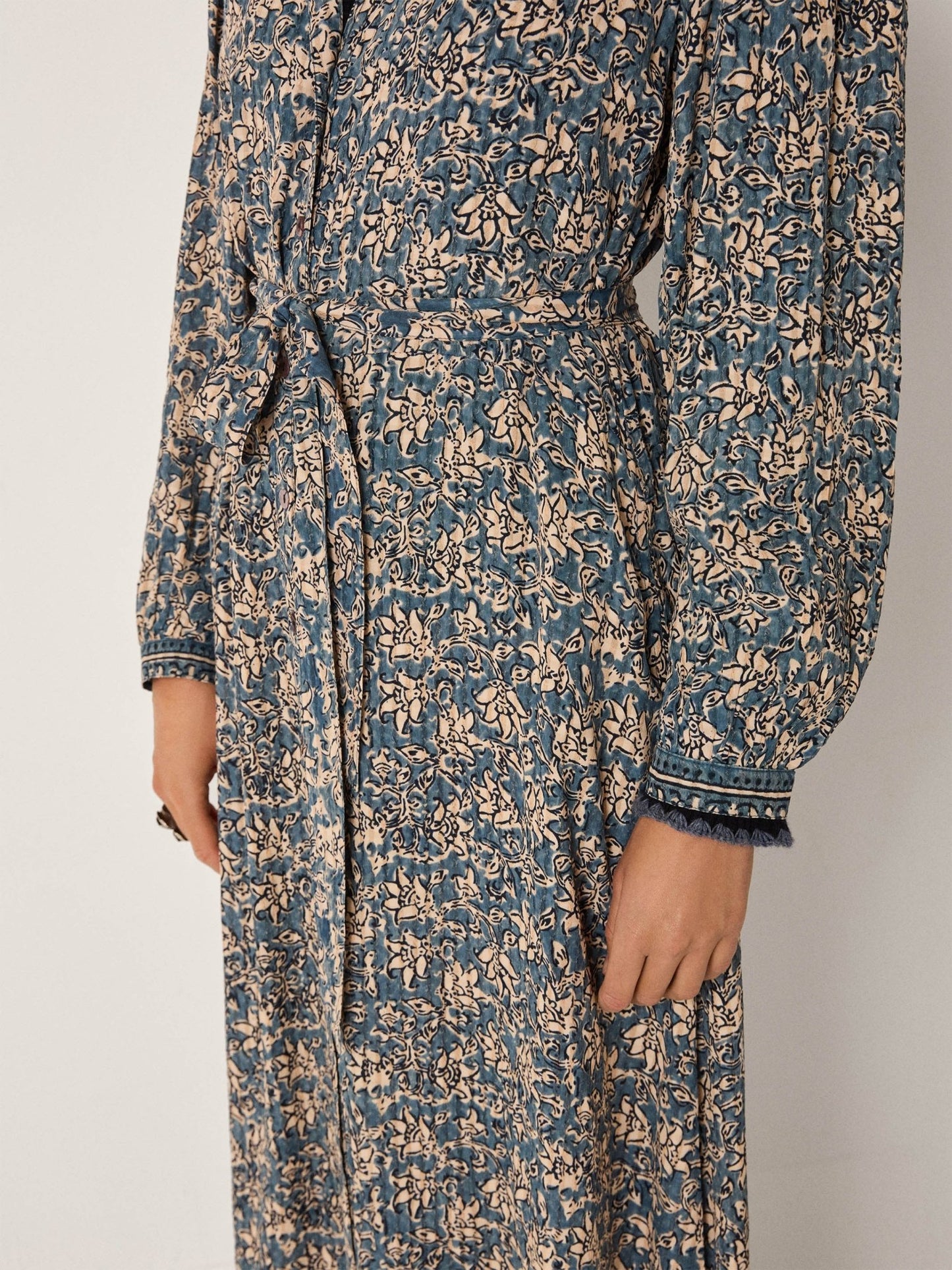 Maison Hotel Sienna Dress blue lion close up 