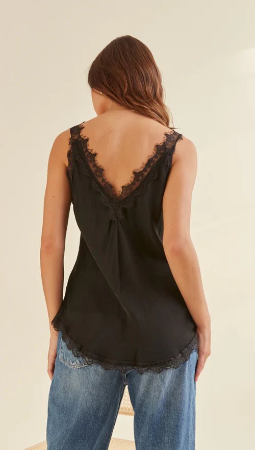 Charli Solange cami black back shot