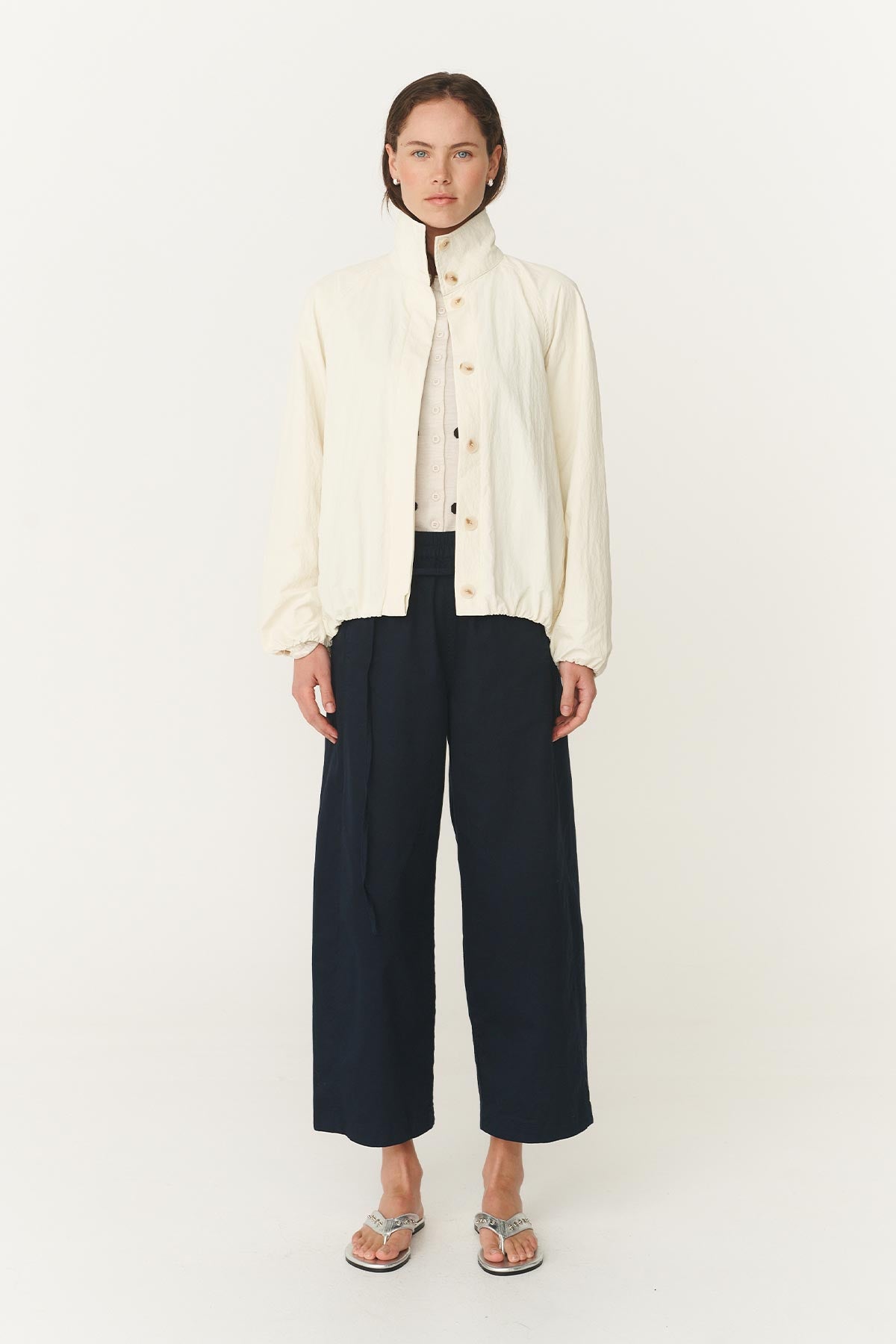 Rowie Soren funnel neck bomber jacket 1