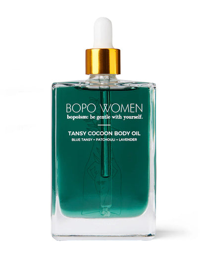 Bopo Tansy cocoon body oil product shot