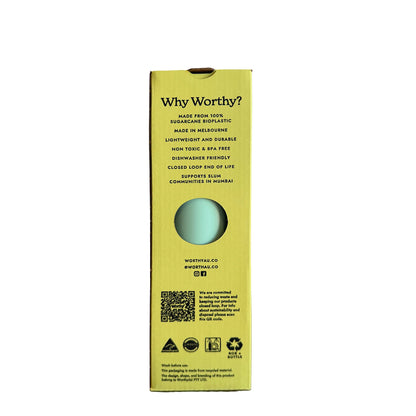 Worthy Drink Bottle Mint in box back