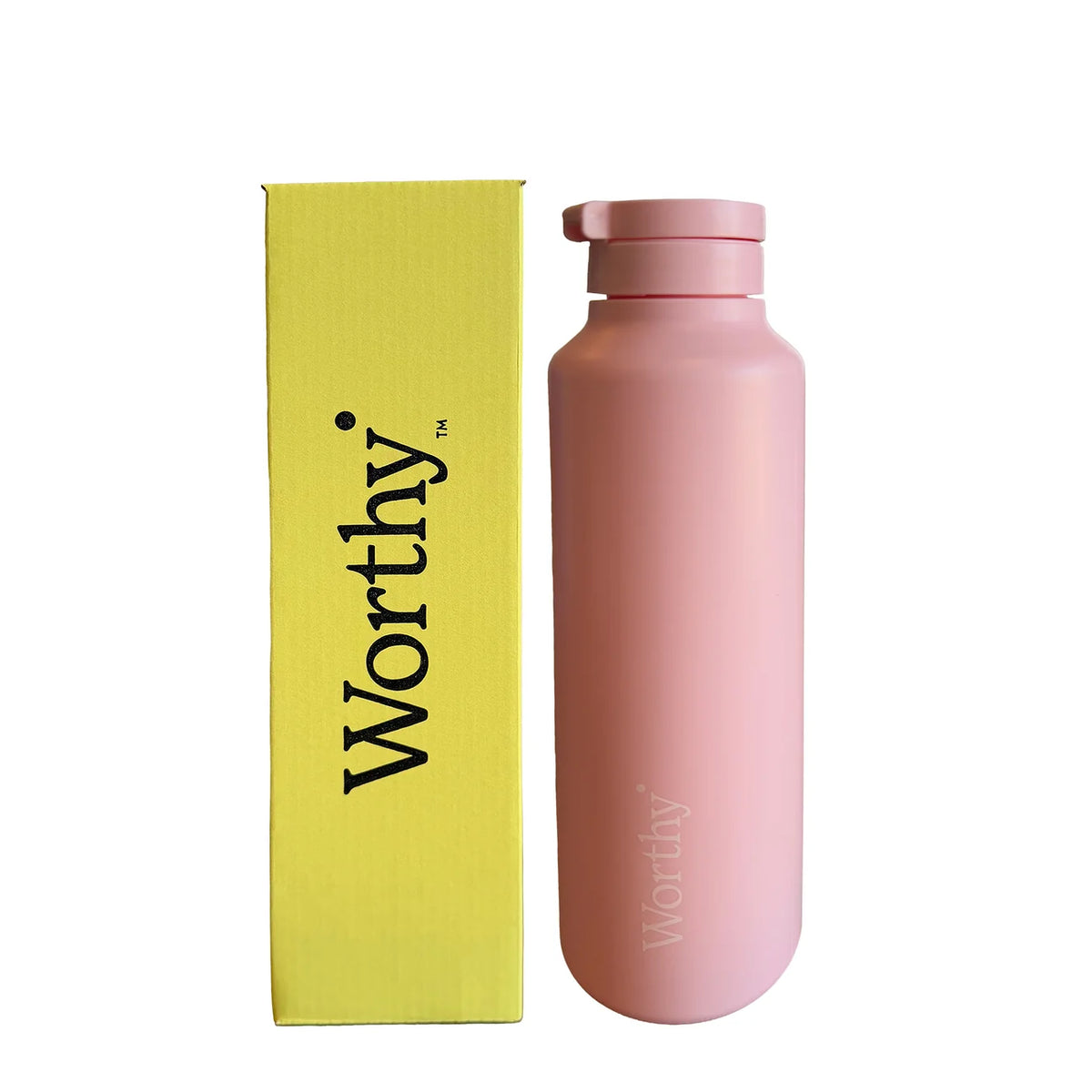 Worthy new pink petal drink bottle with box