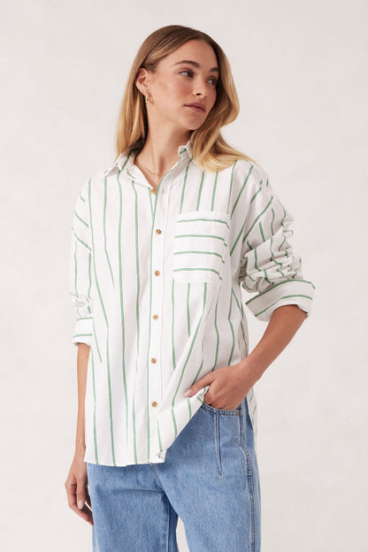 Ceres oversized striped shirt