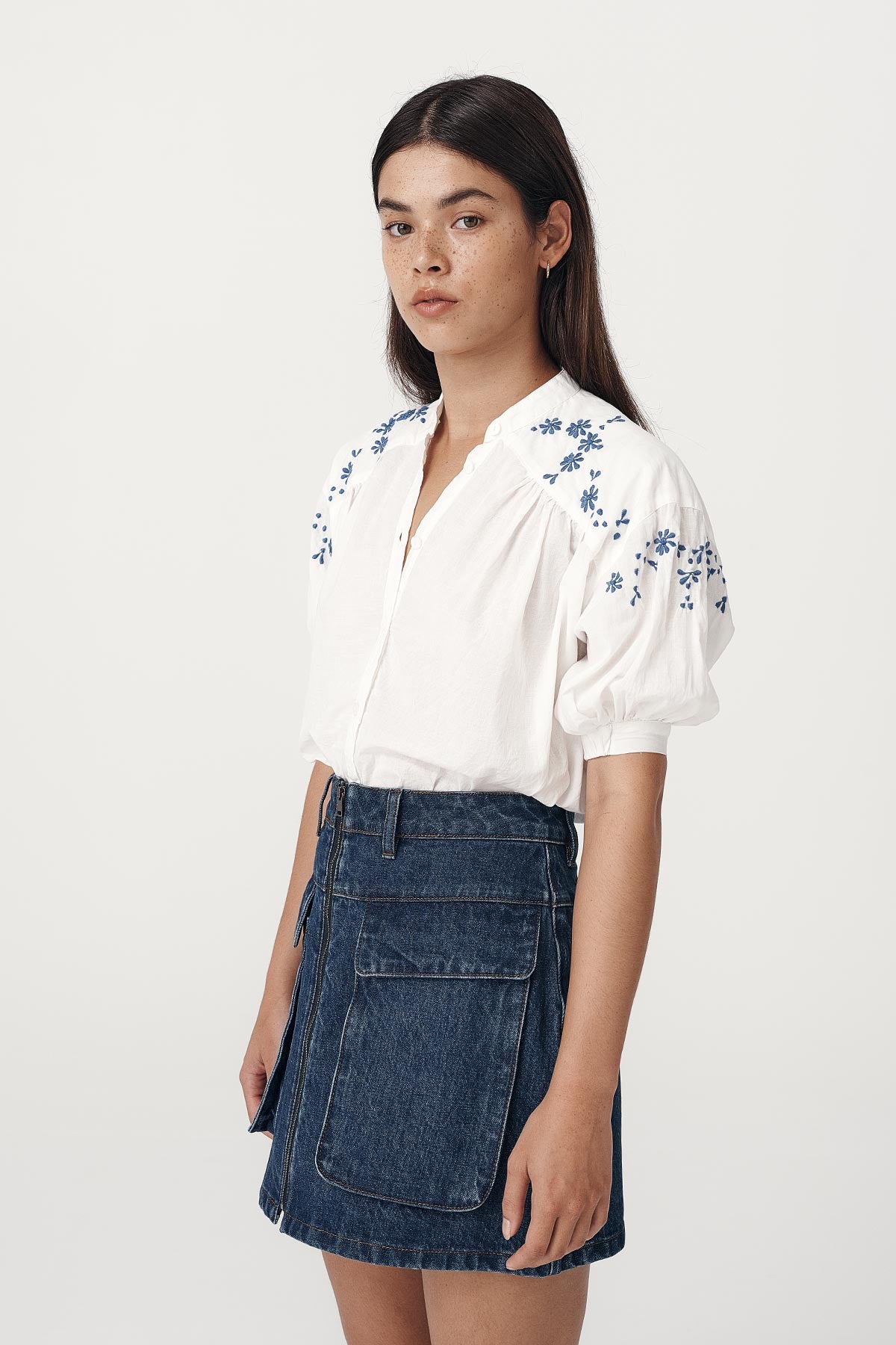 Rowie the label Cora Blouse studio image 2