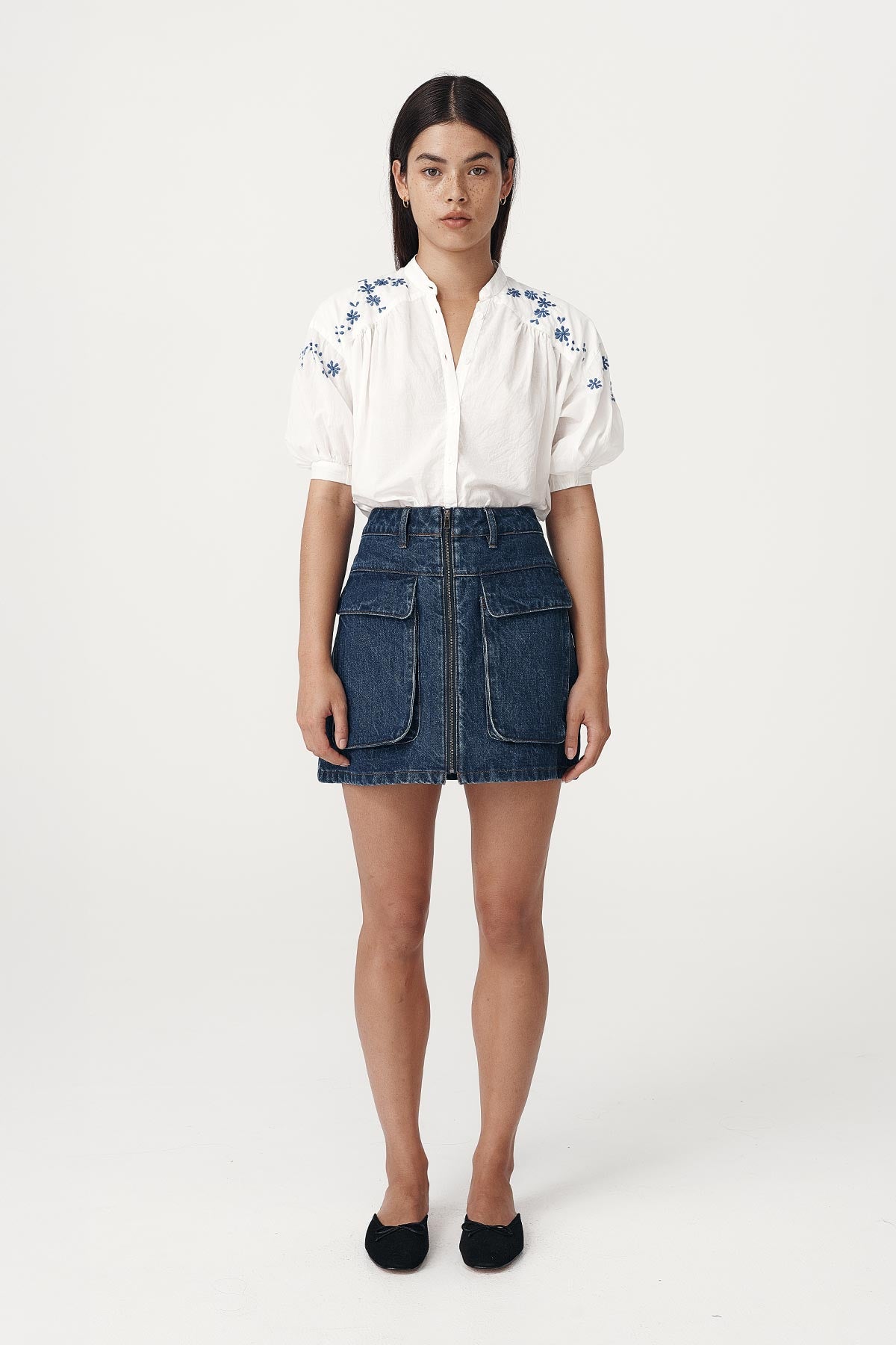 Rowie the label Cora Blouse studio image 3