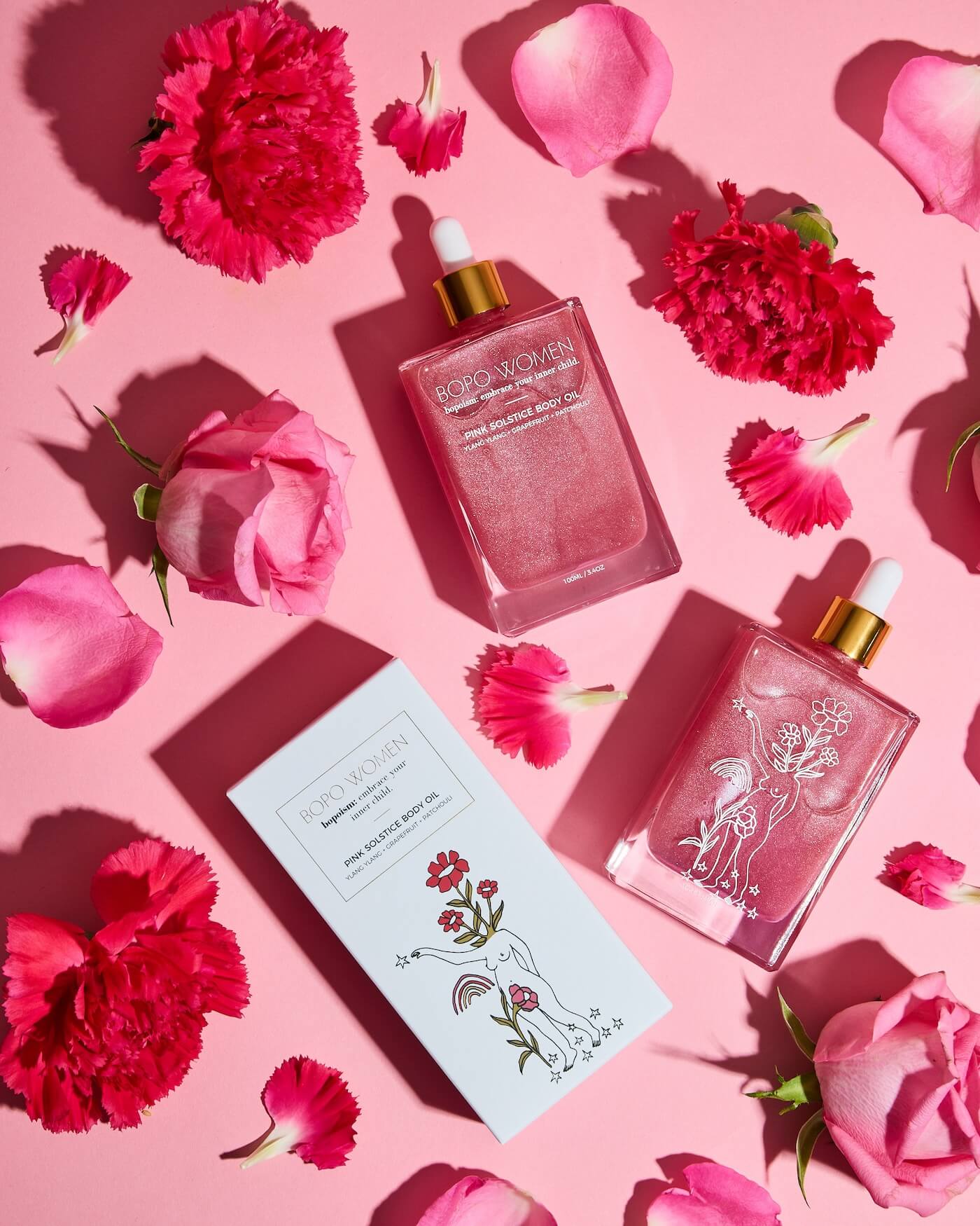 Bopo Women Pink solstice body oil 5