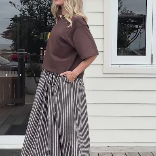 Ceres Life Phoebe Tee in chocolate video