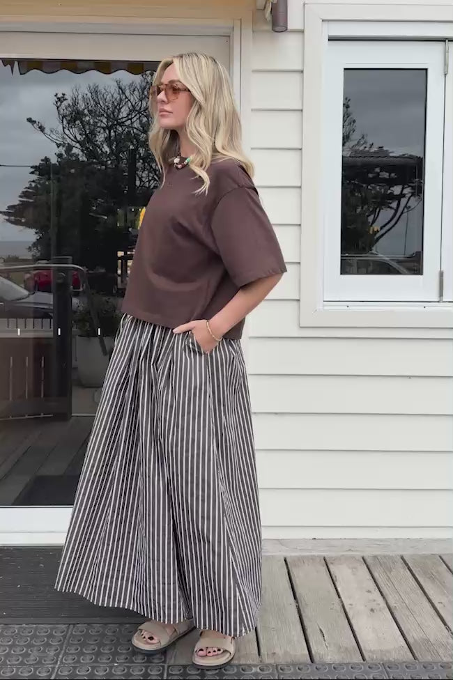 Ceres Life Phoebe Tee in chocolate video
