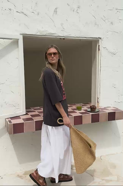 Florence Maxi Skirt – White