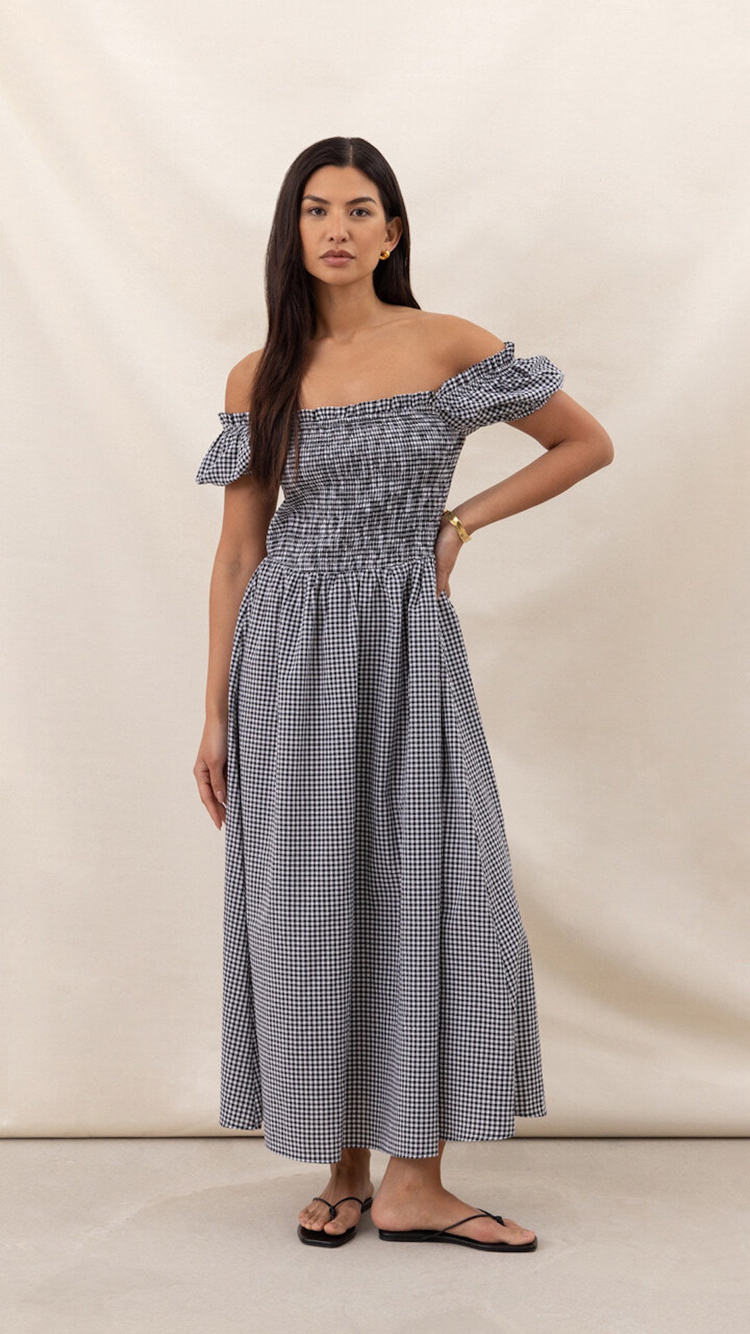 Charli Mika dress in gingham 