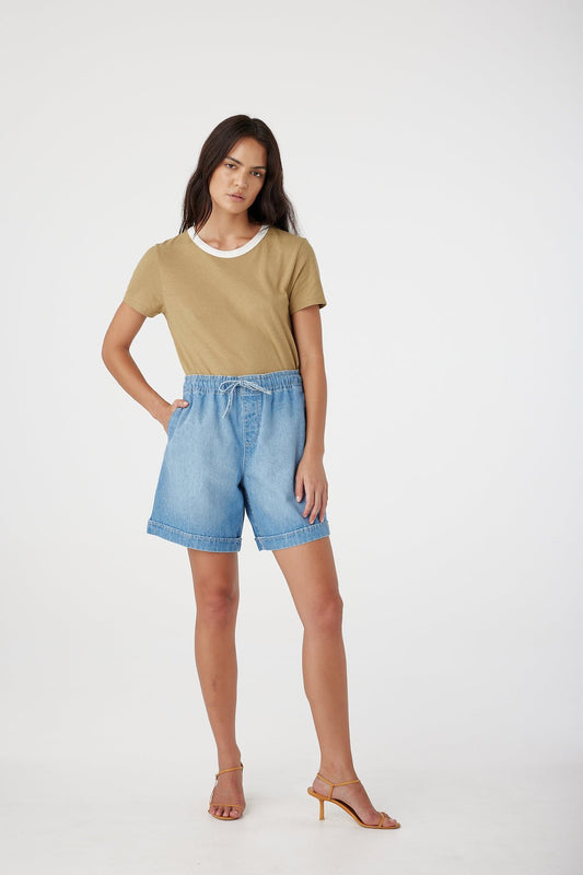 Outland Denim Eden Short in bluejay 1