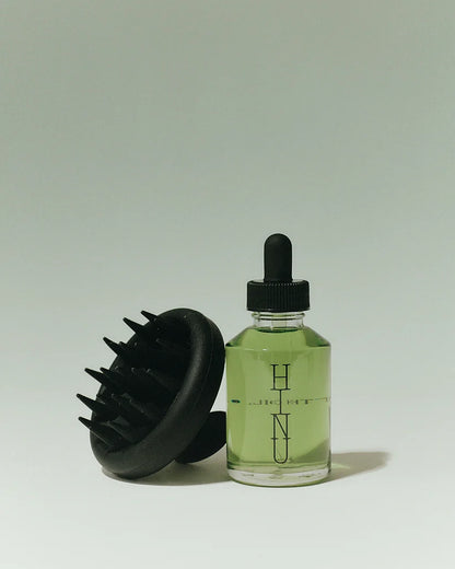Hinu scalp massager with oil duo 