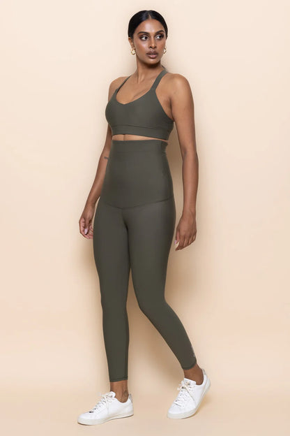 DK Active postnatal support pants in khaki