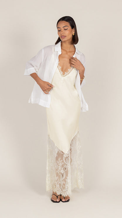 Solange Slip Dress – Butter Yellow